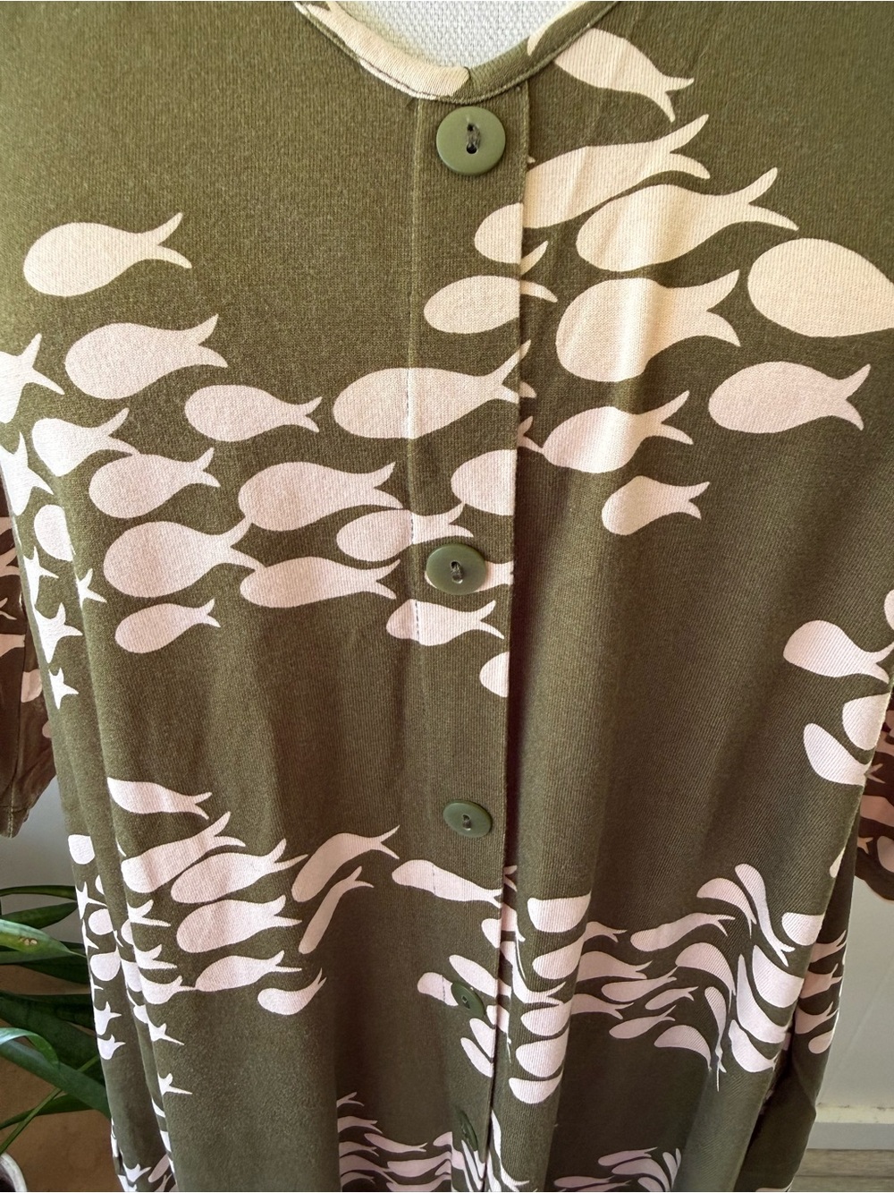 Ava Sky Dress Malta - Olive Fish - Picture 2 of 4